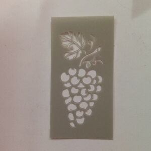 Grape Design Home Sticker - Gray